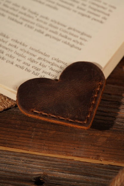 Leather Bookmark, engraved