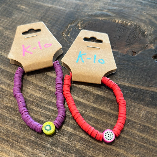 Beaded Fruit Bracelet