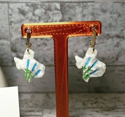 Texas Bluebonnet Earrings