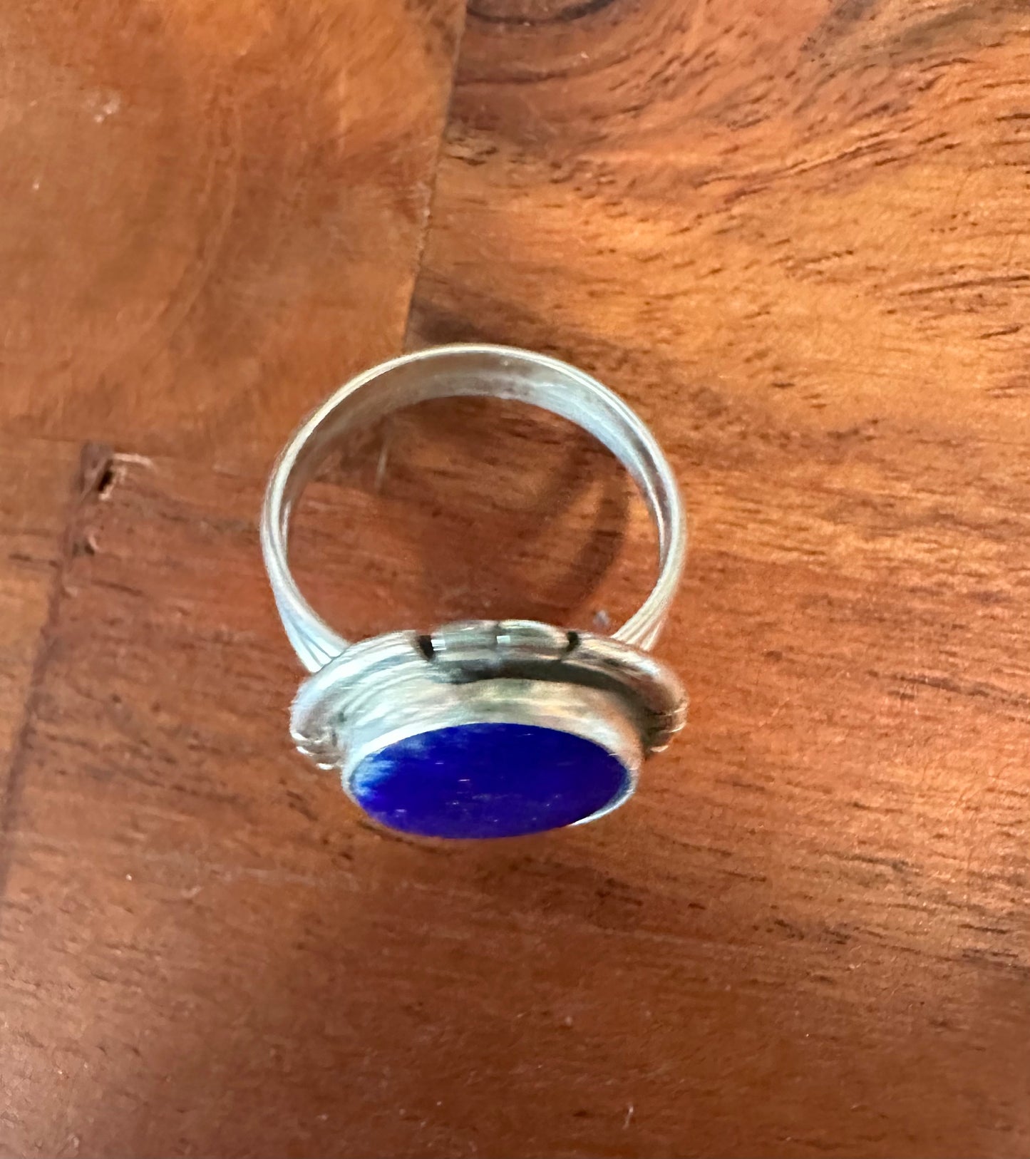 Sterling silver Lapis ring