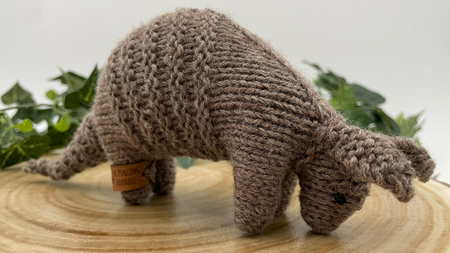 Hand Knit Armadillo