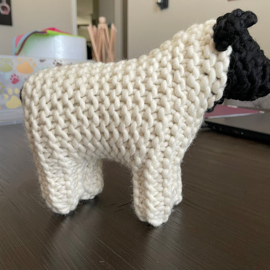 Hand Knit Suffolk Sheep