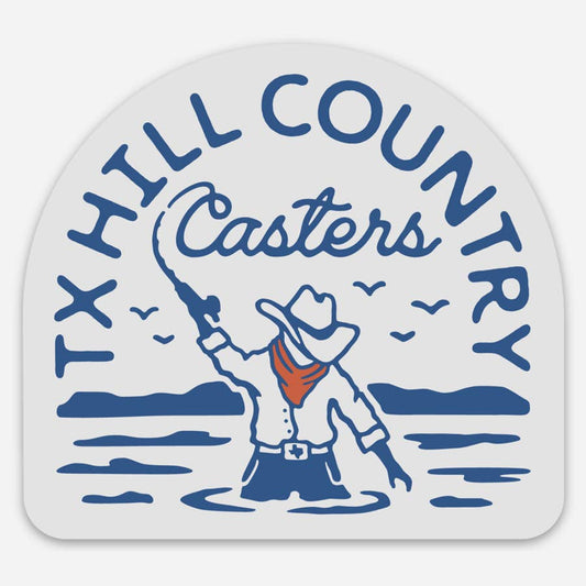 HILL COUNTRY CASTERS STICKER