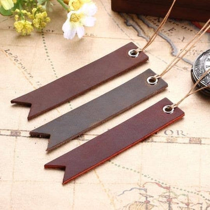 Leather Bookmark, engraved