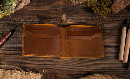 Leather Wallet,  Bifold Wallet