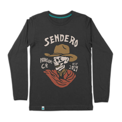 Quitado Long Sleeve Tee: Large / Vintage Black