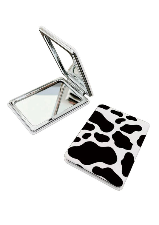 Cow Print-Compact Mirror