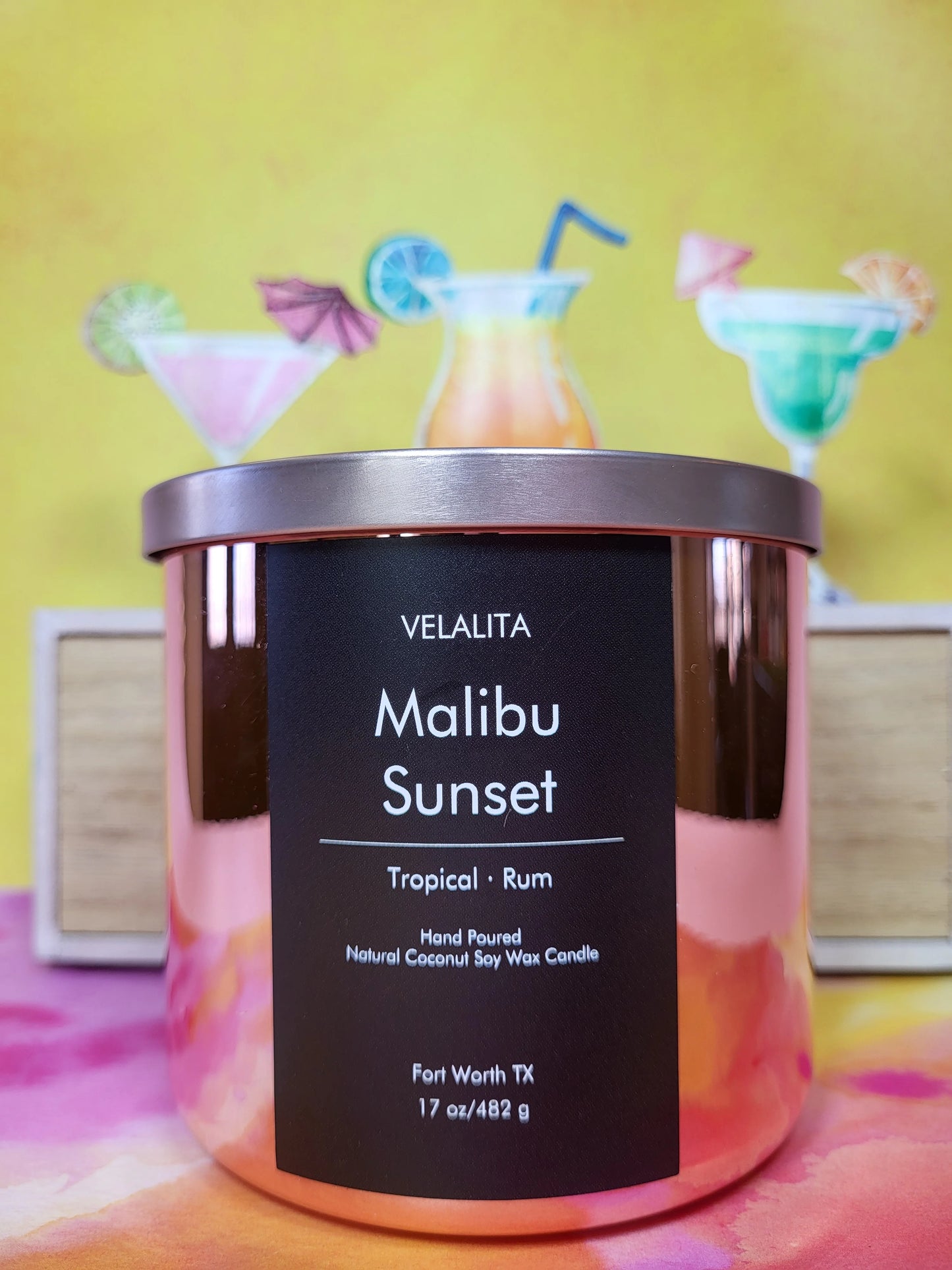 Malibu Sunset Candle 17oz