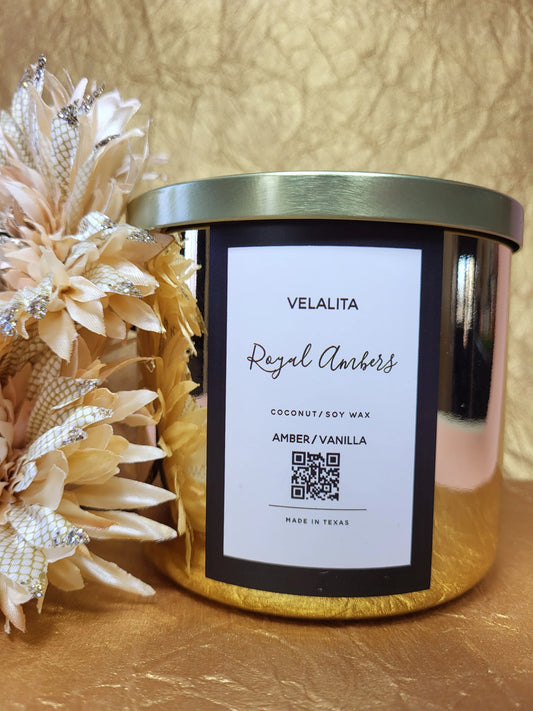 Royal Ambers candle